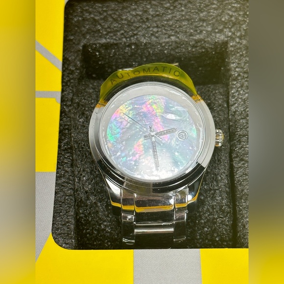 SILVER-Invicta Pro Diver 43mm Ltd Ed Automatic
Diamond Accent MOP Watch - Picture 2 of 12